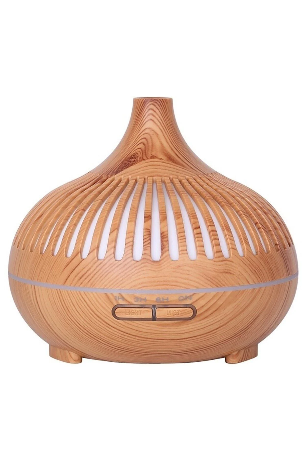 Aroma Difüzörü Buhar Ultrasonik 7 Renk Led Işıklı Aromatik Oda Kokusu Hava Nemlendirici 550