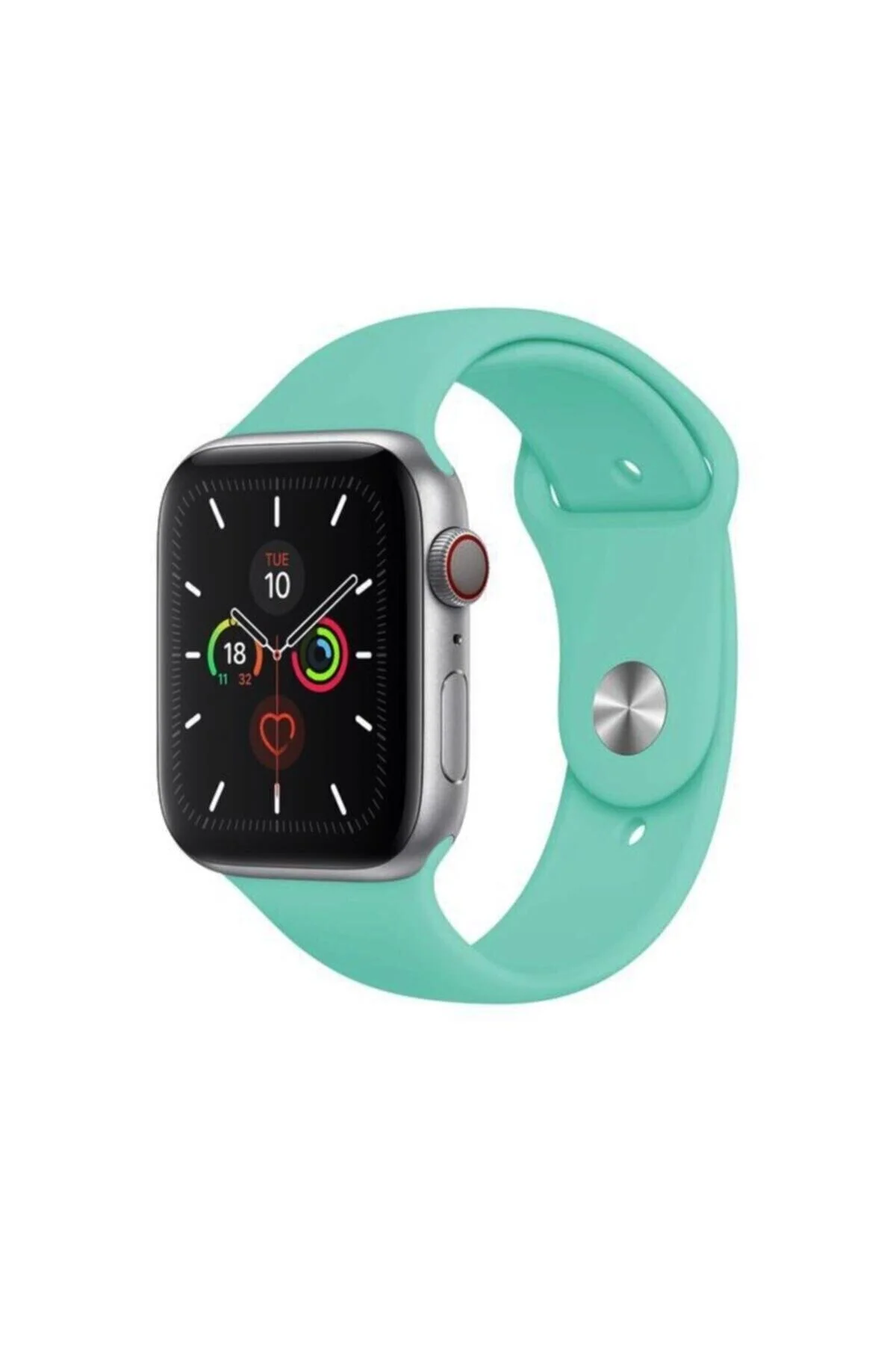 Apple Watch Uyumlu Uyumlu Kayış Seri 7 - 6 - Se - 5 - 4 - 3 - 2 - 1 42 Mm 44mm Açık Yeşil