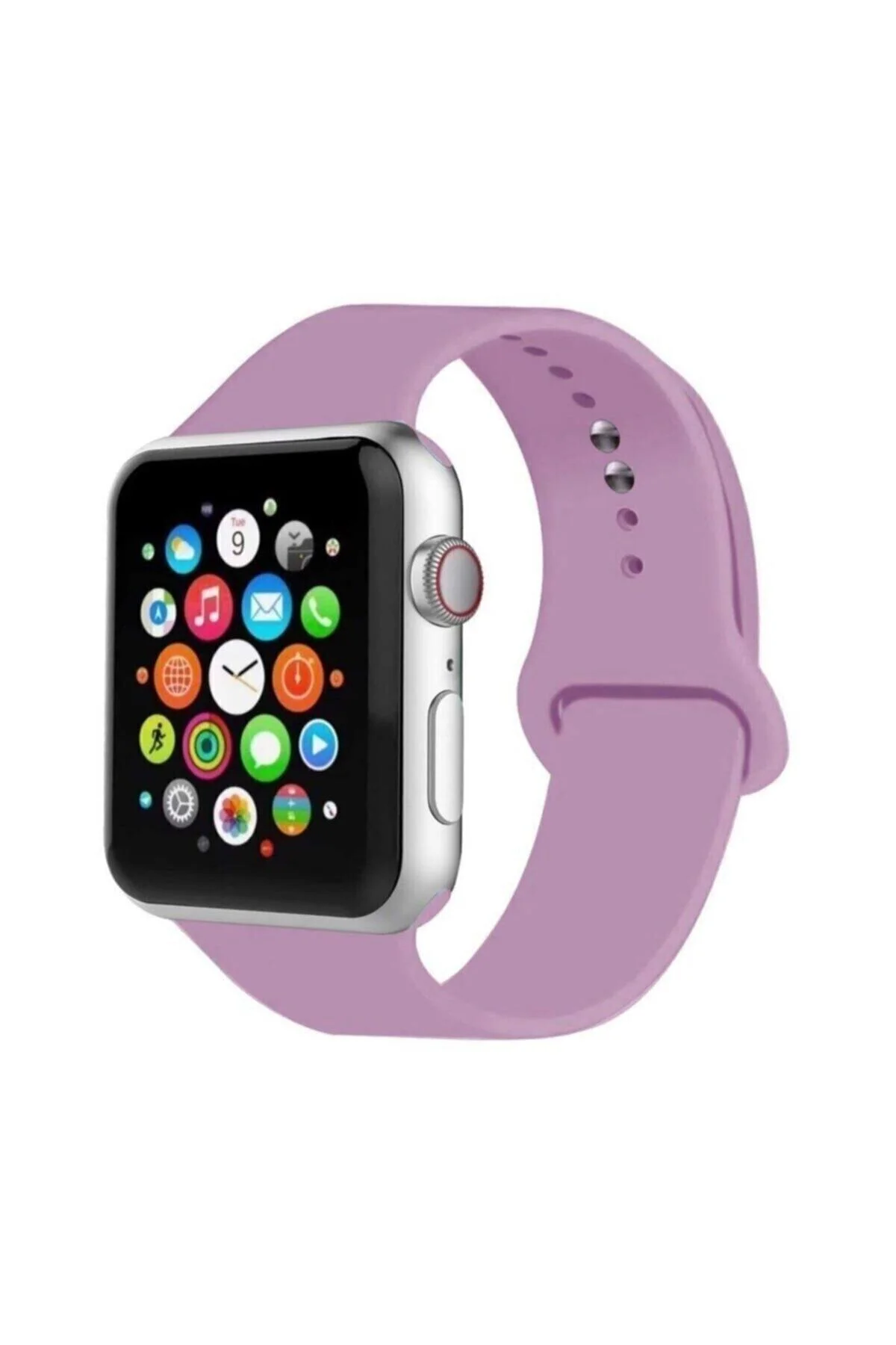 Apple Watch Uyumlu 38mm A+ Yüksek Kalite Spor Klasik Silikon Kordon Kayış Bileklik
