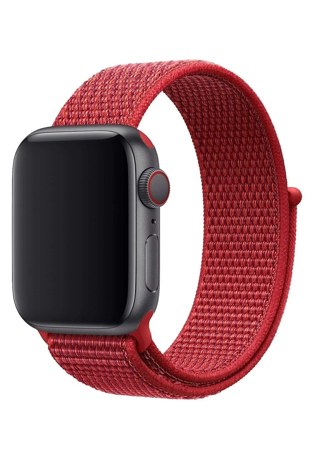 Apple Watch Uyumlu 1-2-3-4-5-6-7-se Serisi 42mm - 44mm - 45mm Uyumlu Spor Kumaş Kordon - pazariz Görsel 3