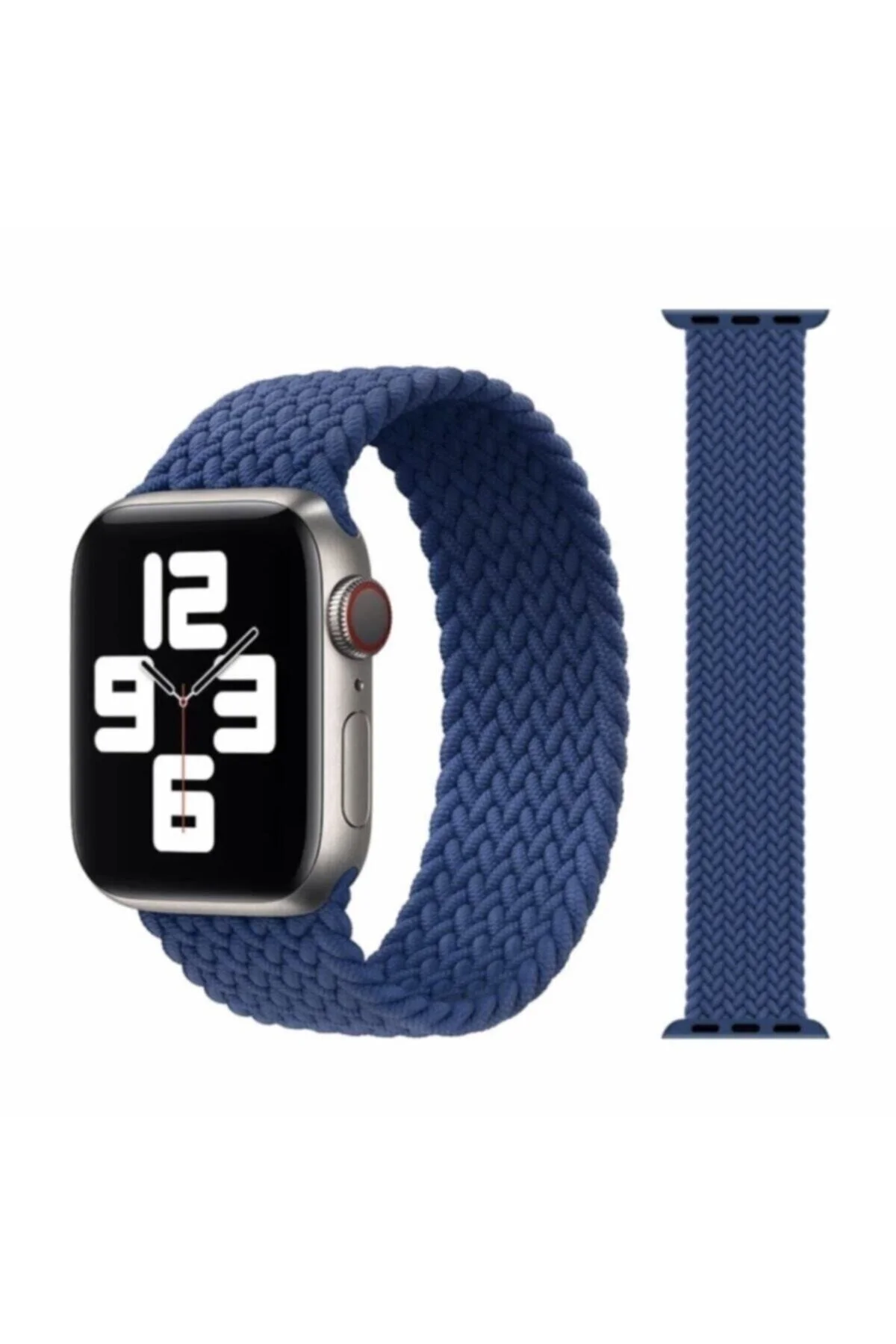 Apple Watch Uyumlu Uyumlu 42 44mm 3 Adet Örgülü Esnek Kordon