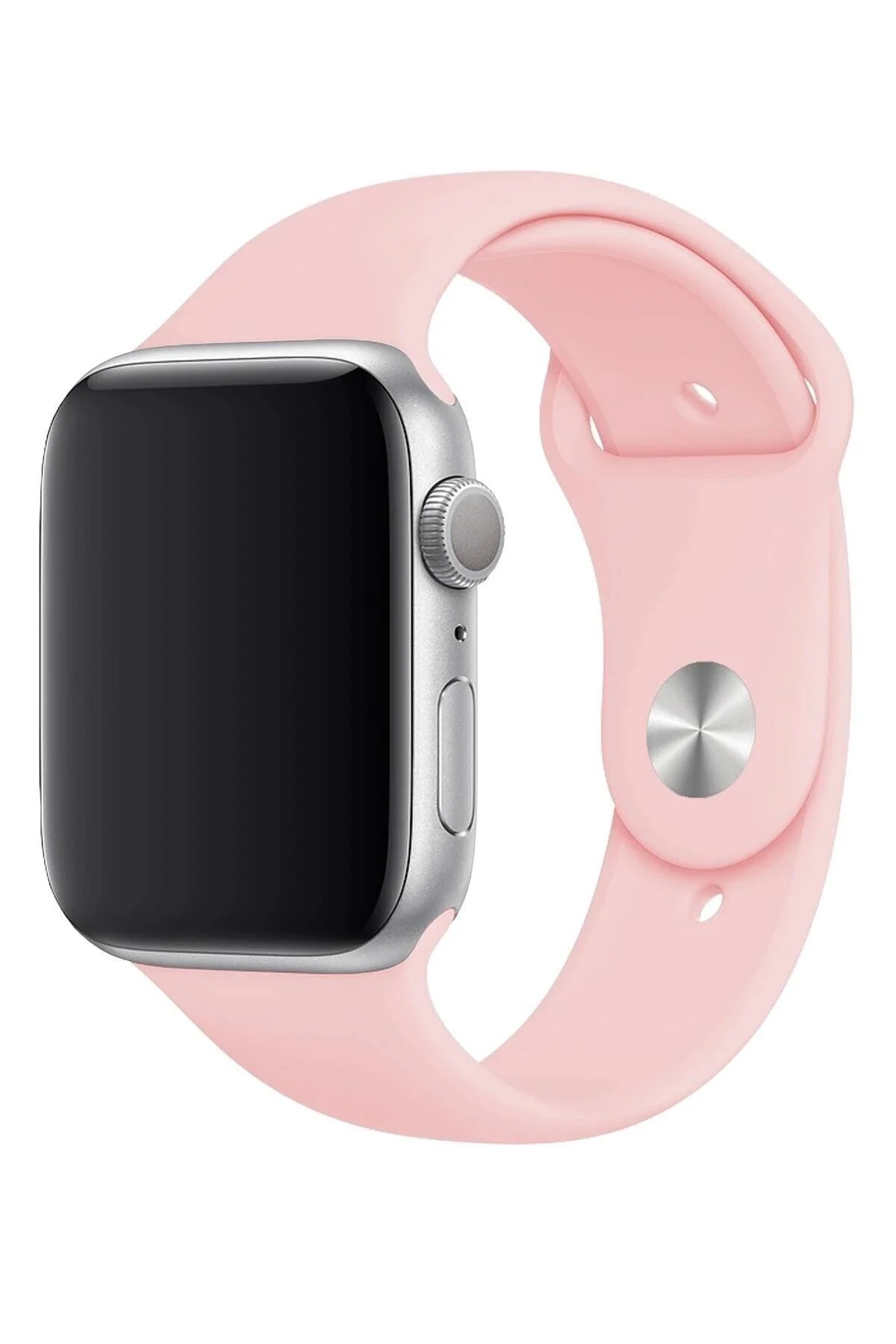 Apple Watch Uyumlu 3 4 5 6 7 8 Se Delikli 38 40 41mm Spor Slikon Kordon Kayış Bileklik - pazariz Görsel 4
