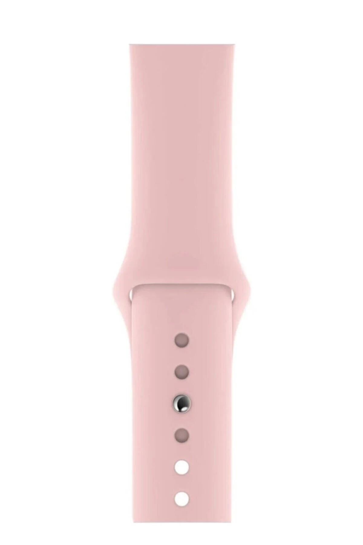 Apple Watch Uyumlu 3 4 5 6 7 8 Se Delikli 42 44 45mm Kordon Kayış Bileklik Klasik Silikon