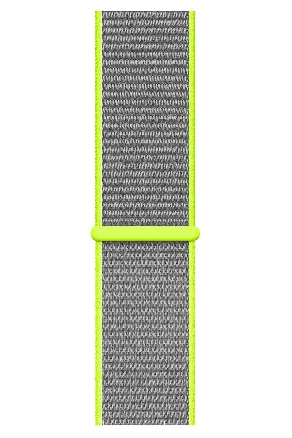 Apple Watch Uyumlu 1-2-3-4-5-6-7-se Serisi 38mm - 40mm -41mm Uyumlu Spor Kumaş Kordon