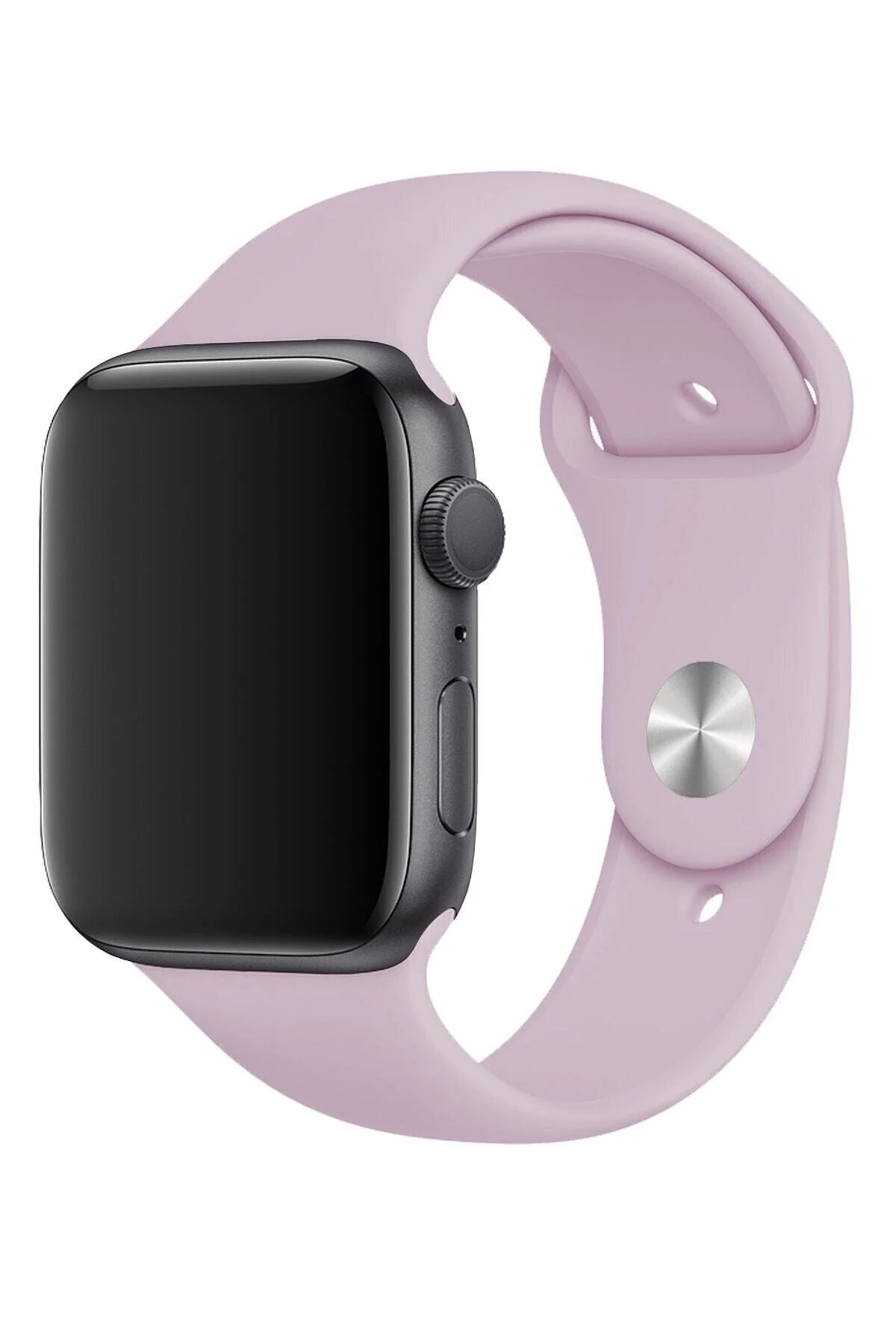 Apple Watch Uyumlu 3 4 5 6 7 8 Se Delikli 42 44 45mm Kordon Kayış Bileklik Klasik Silikon - pazariz Görsel 2