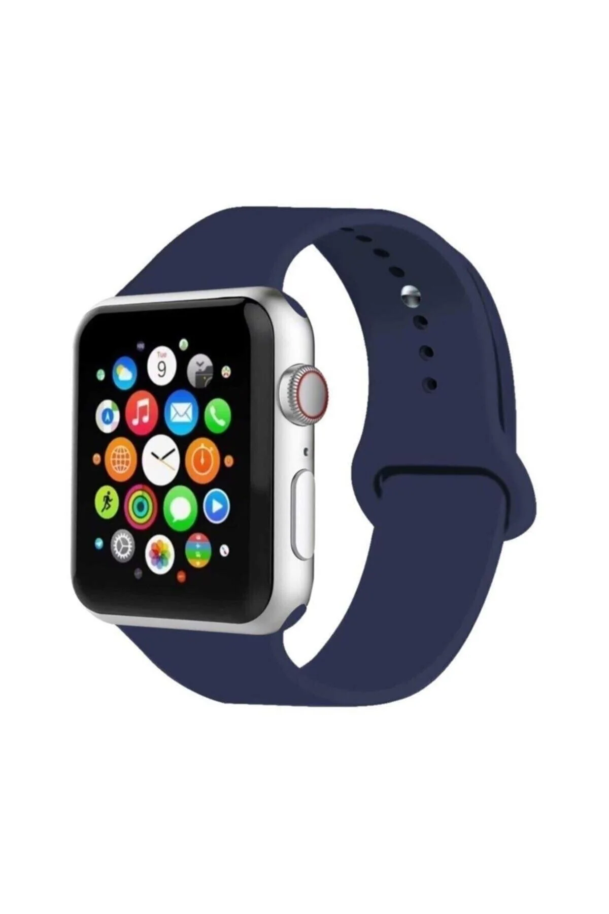 Apple Watch Uyumlu Kordon 2 3 4 5 Seri 42 Mm Ve 44 Mm Silikon Kordon Kayış - pazariz Görsel 2