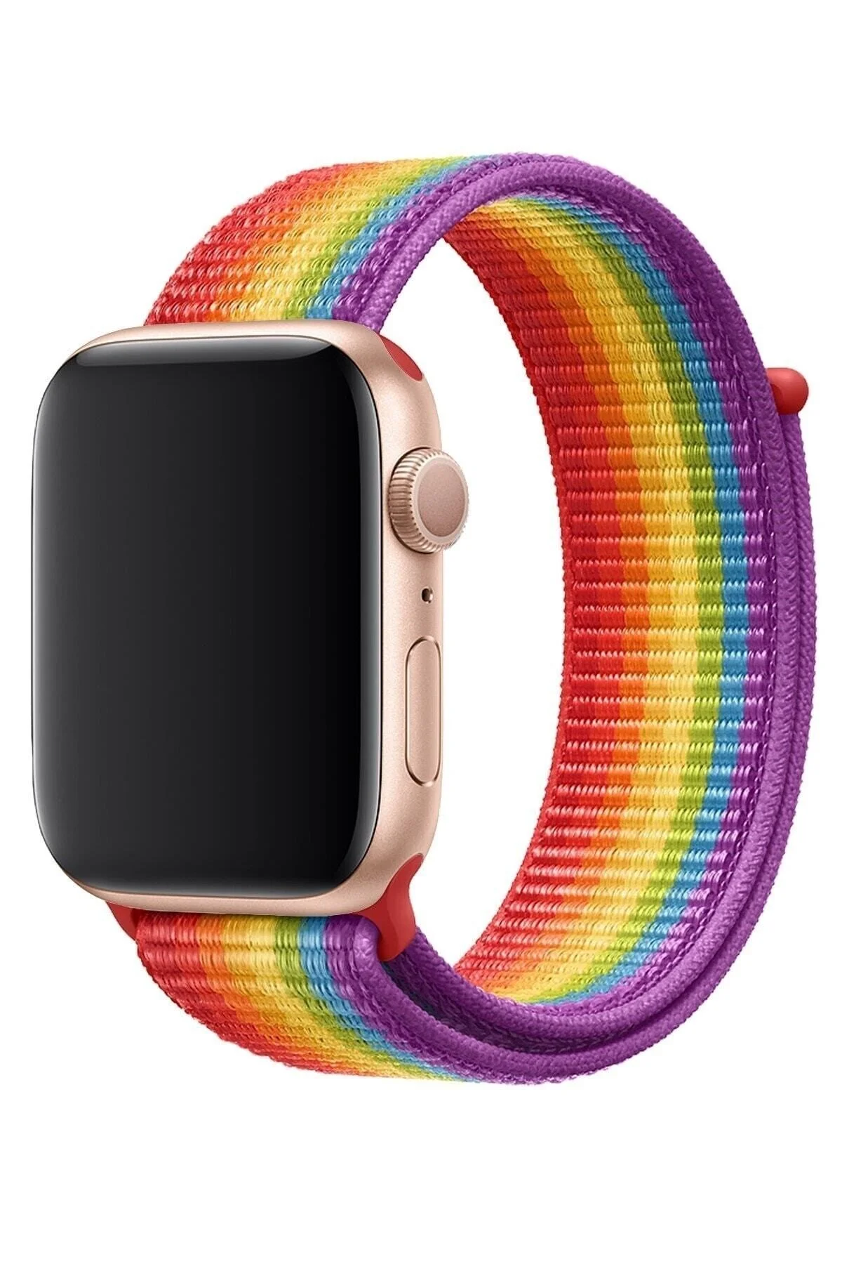 Apple Watch Uyumlu 1-2-3-4-5-6-7-se Serisi 38mm - 40mm -41mm Uyumlu Spor Kumaş Kordon - pazariz Görsel 7