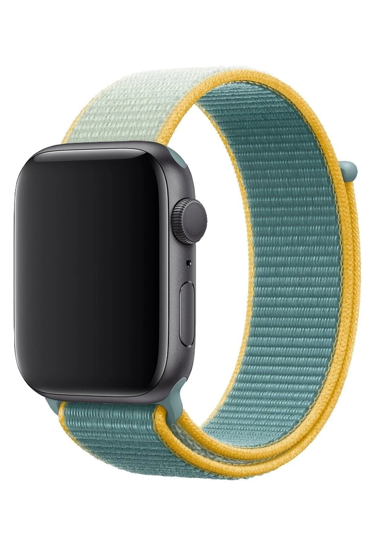 Apple Watch Uyumlu 1-2-3-4-5-6-7-se Serisi 42mm - 44mm - 45mm Uyumlu Spor Kumaş Kordon - pazariz Görsel 2