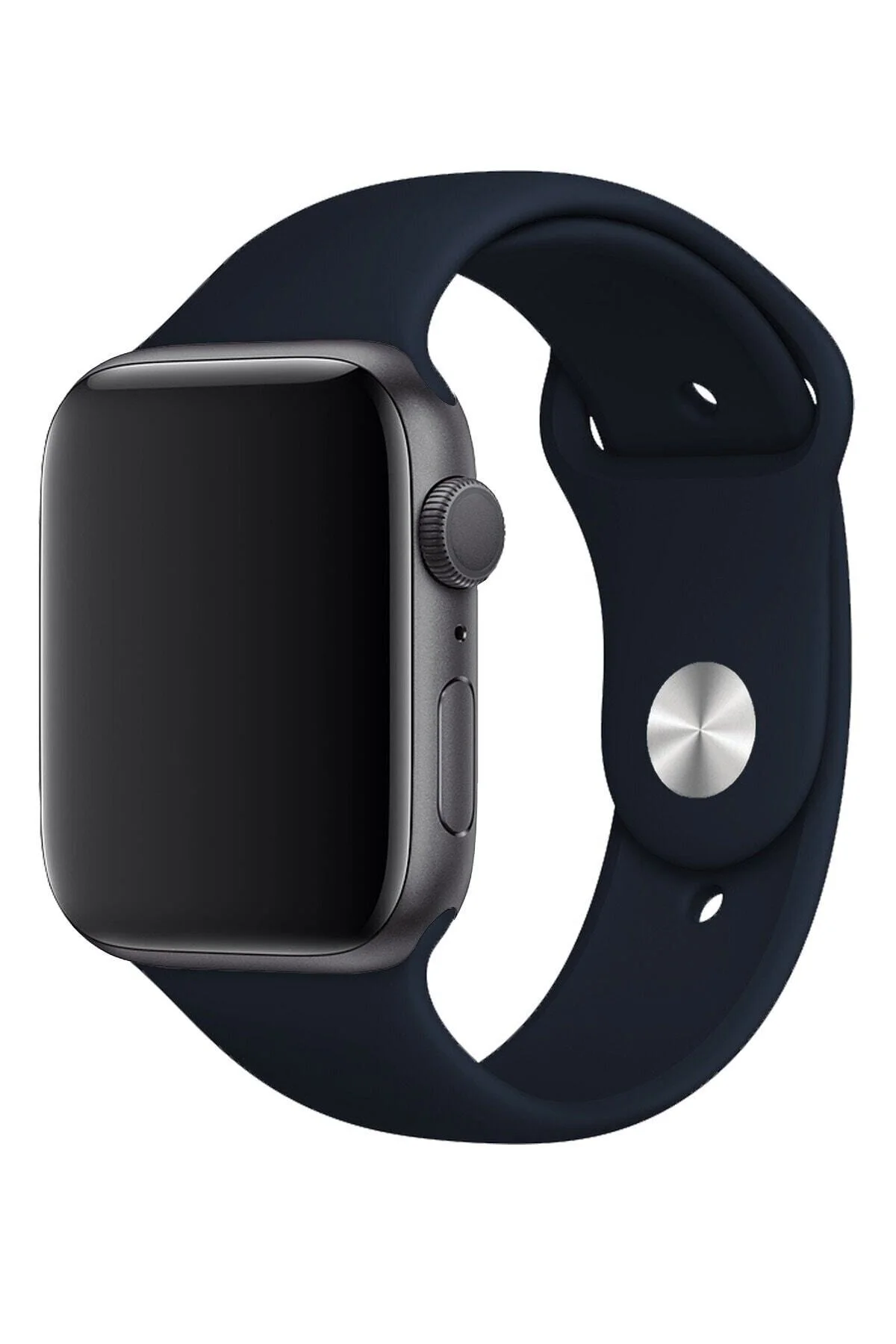 Apple Watch Uyumlu 3 4 5 6 7 8 Se Delikli 38 40 41mm Kordon Kayış Bileklik Klasik Silikon - pazariz Görsel 2