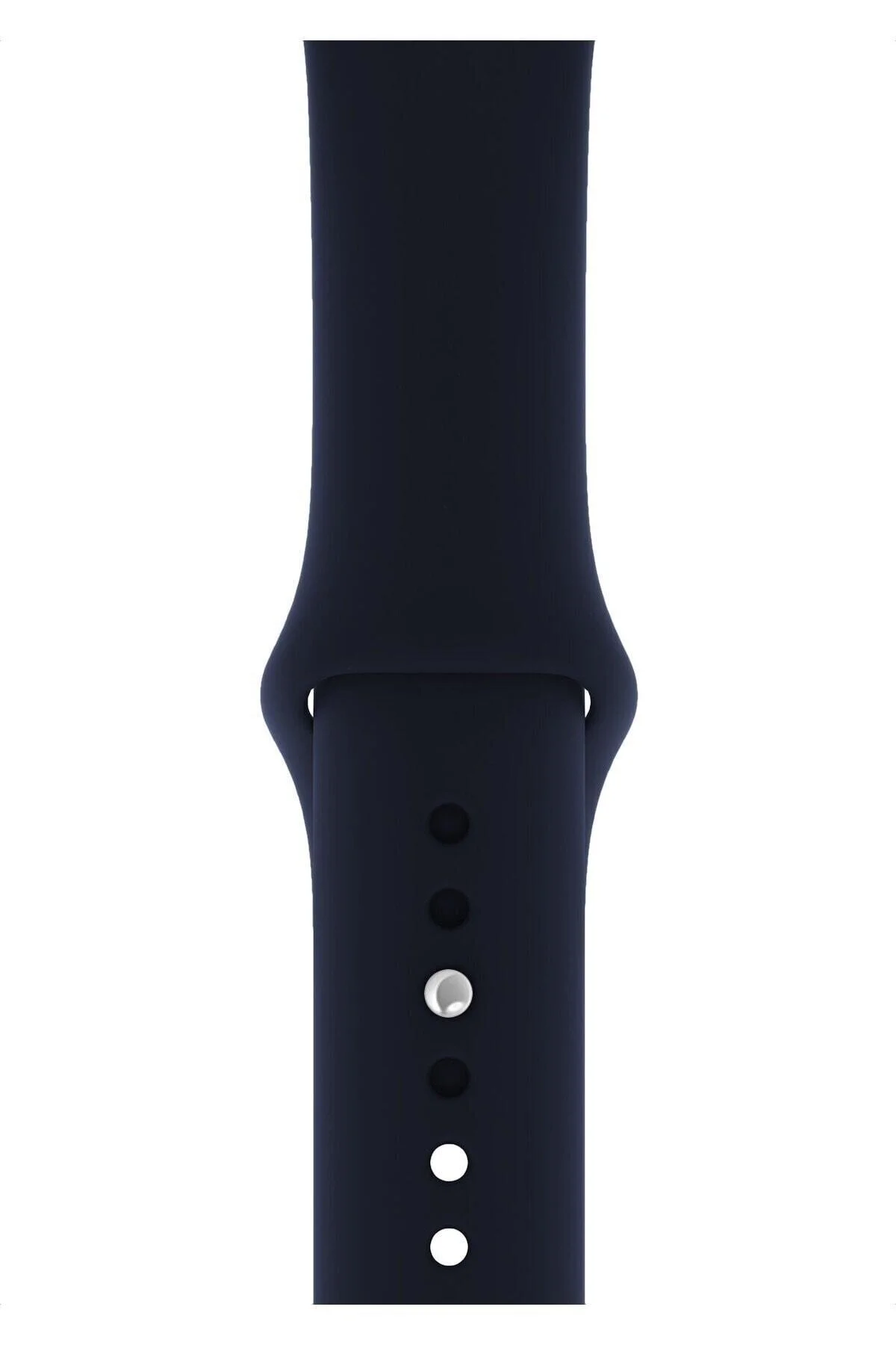 Apple Watch Uyumlu 3 4 5 6 7 8 Se Delikli 38 40 41mm Kordon Kayış Bileklik Klasik Silikon