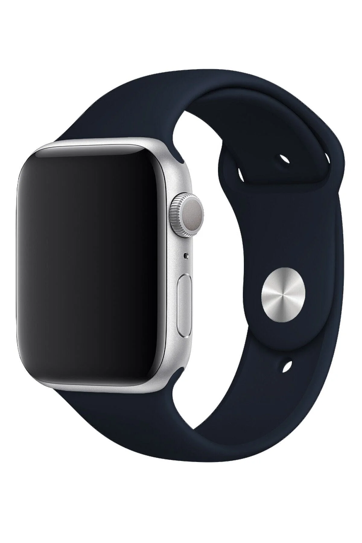 Apple Watch Uyumlu 3 4 5 6 7 8 Se Delikli 38 40 41mm Kordon Kayış Bileklik Klasik Silikon - pazariz Görsel 4