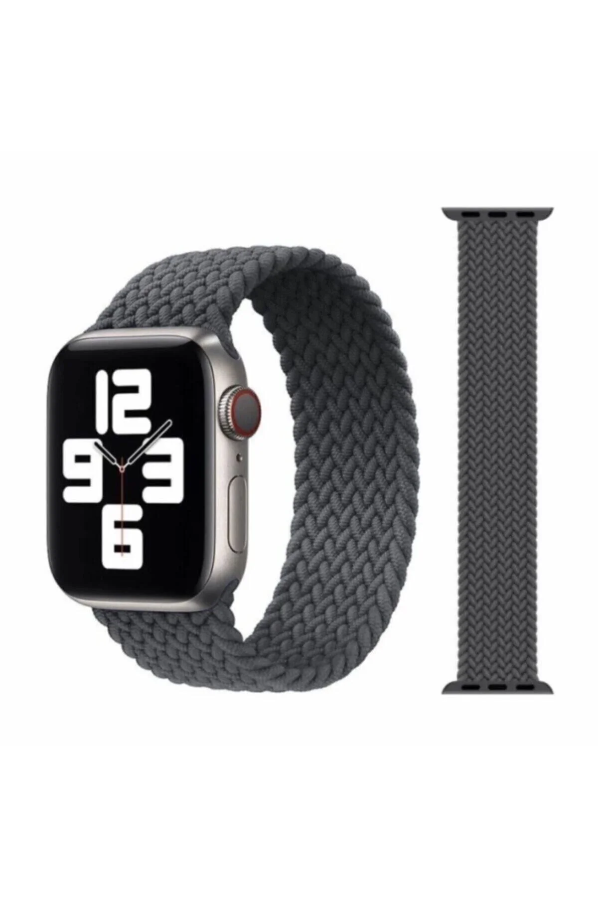 Apple Watch Uyumlu Uyumlu 42 / 44mm Örgülü Esnek Kordon