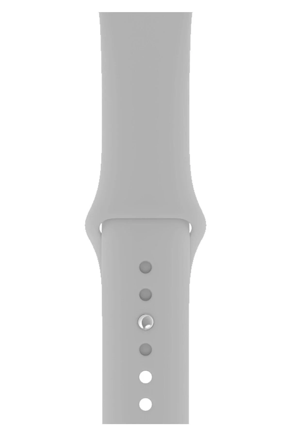Apple Watch Uyumlu 3 4 5 6 7 8 Se Delikli 42 44 45mm Spor Slikon Kordon Kayış Bileklik