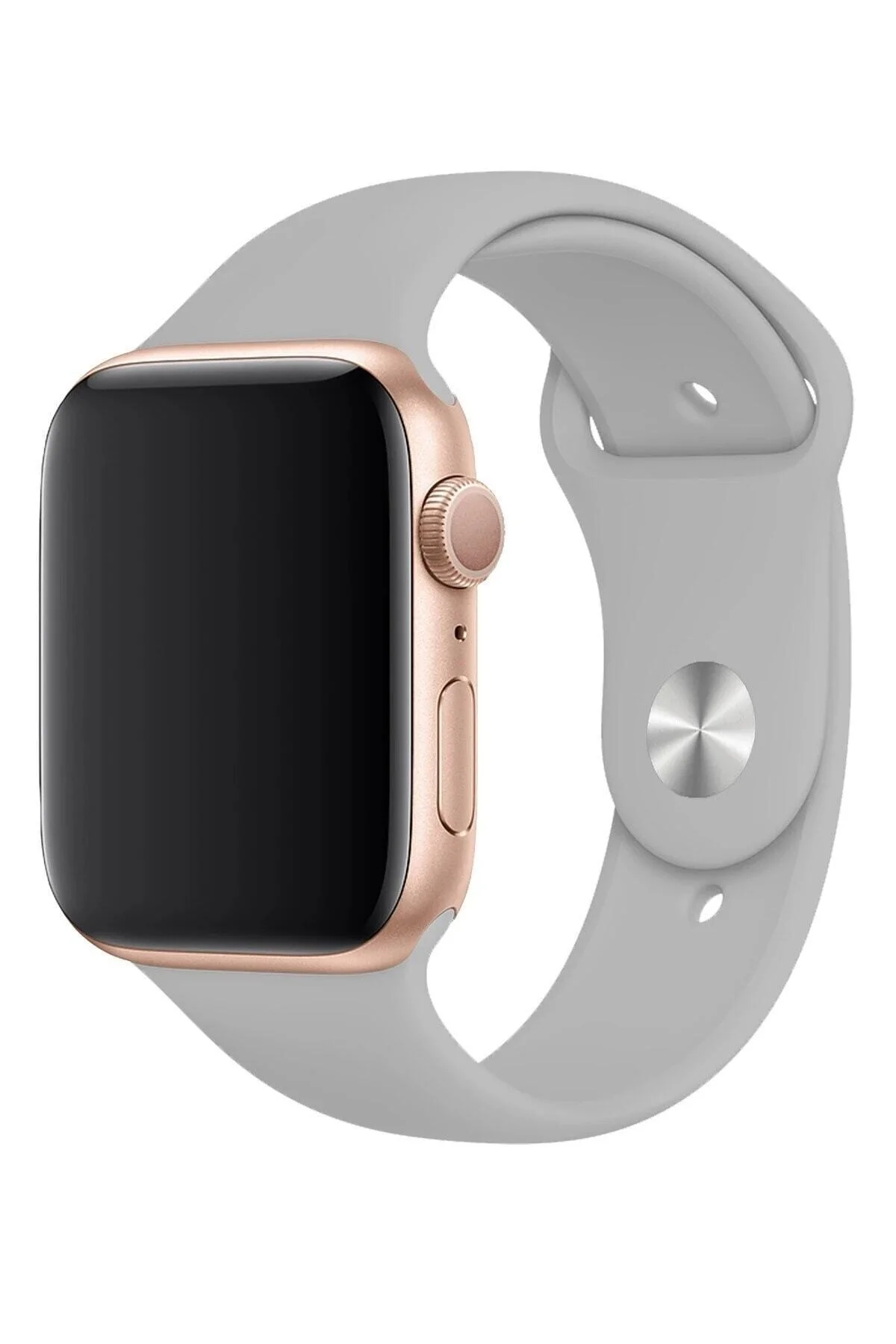 Apple Watch Uyumlu 3 4 5 6 7 8 Se Delikli 42 44 45mm Spor Slikon Kordon Kayış Bileklik - pazariz Görsel 5