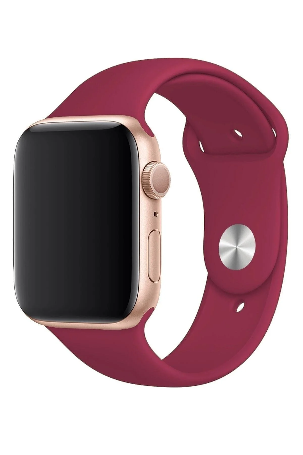 Apple Watch Uyumlu 3 4 5 6 7 8 Se Delikli 38 40 41mm Spor Slikon Kordon Kayış Bileklik - pazariz Görsel 5