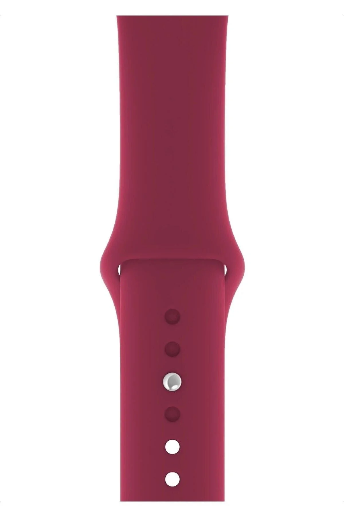 Apple Watch Uyumlu 3 4 5 6 7 8 Se Delikli 42 44 45mm Spor Slikon Kordon Kayış Bileklik