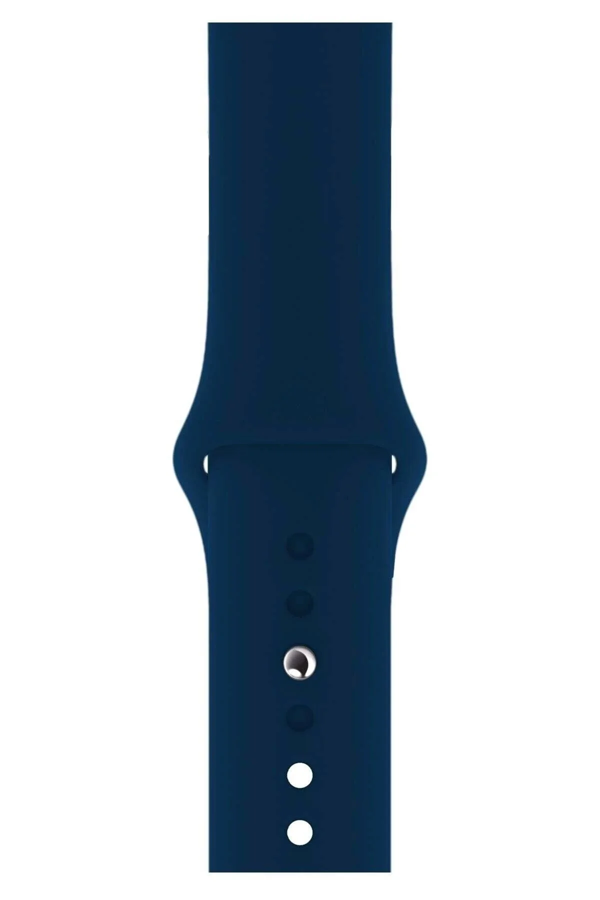 Apple Watch Uyumlu 3 4 5 6 7 8 Se Delikli 38 40 41mm Kordon Kayış Bileklik Klasik Silikon