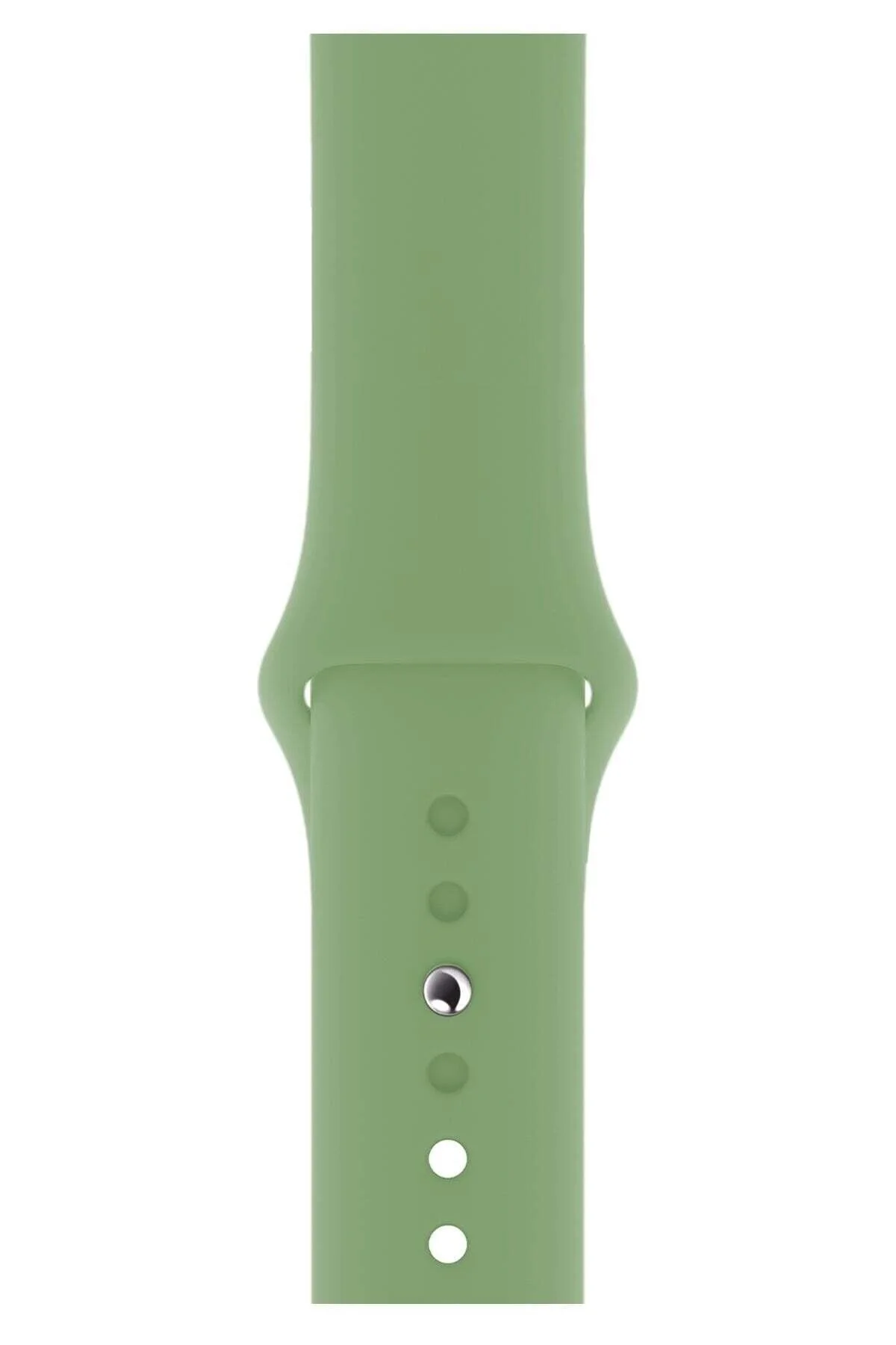 Apple Watch Uyumlu 3 4 5 6 7 8 Se Delikli 38 40 41mm Kordon Kayış Bileklik Klasik Silikon