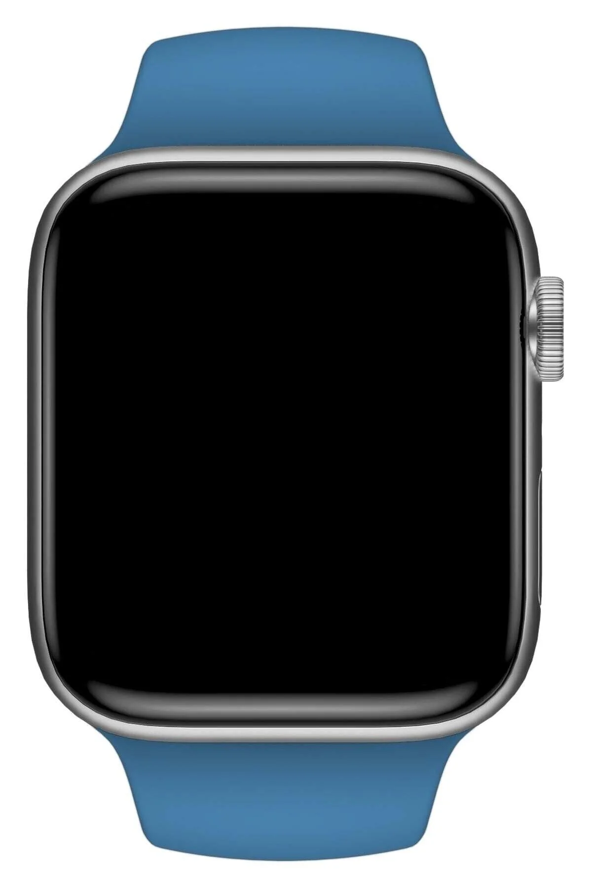 Apple Watch Uyumlu 3 4 5 6 7 8 Se Delikli 42 44 45mm Kordon Kayış Bileklik Klasik Silikon - pazariz Görsel 4