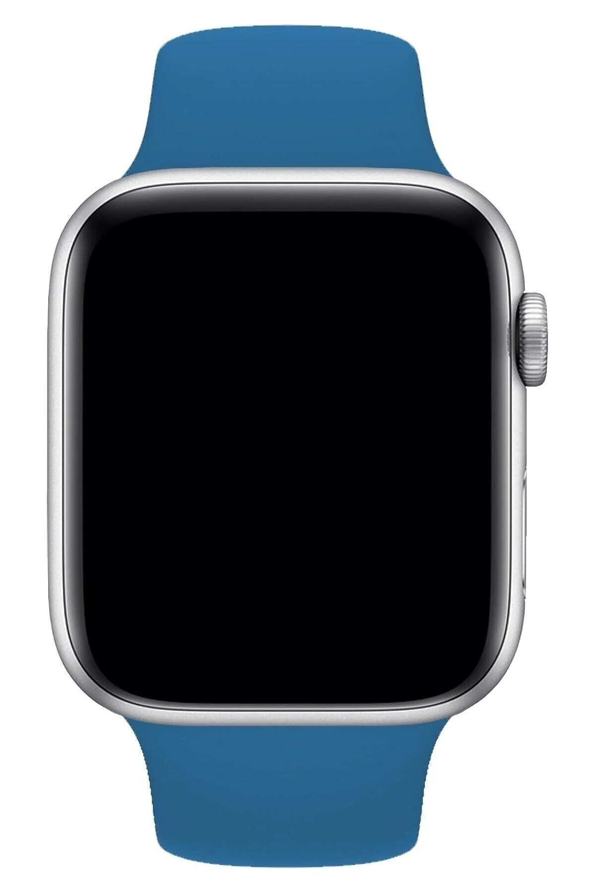 Apple Watch Uyumlu 3 4 5 6 7 8 Se Delikli 42 44 45mm Kordon Kayış Bileklik Klasik Silikon - pazariz Görsel 3
