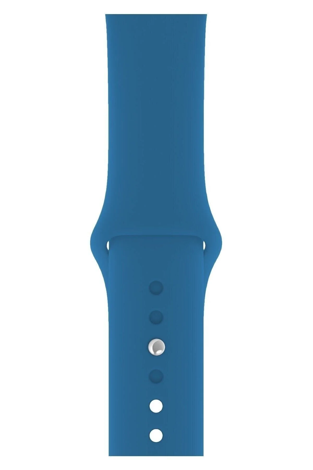 Apple Watch Uyumlu 3 4 5 6 7 8 Se Delikli 42 44 45mm Kordon Kayış Bileklik Klasik Silikon