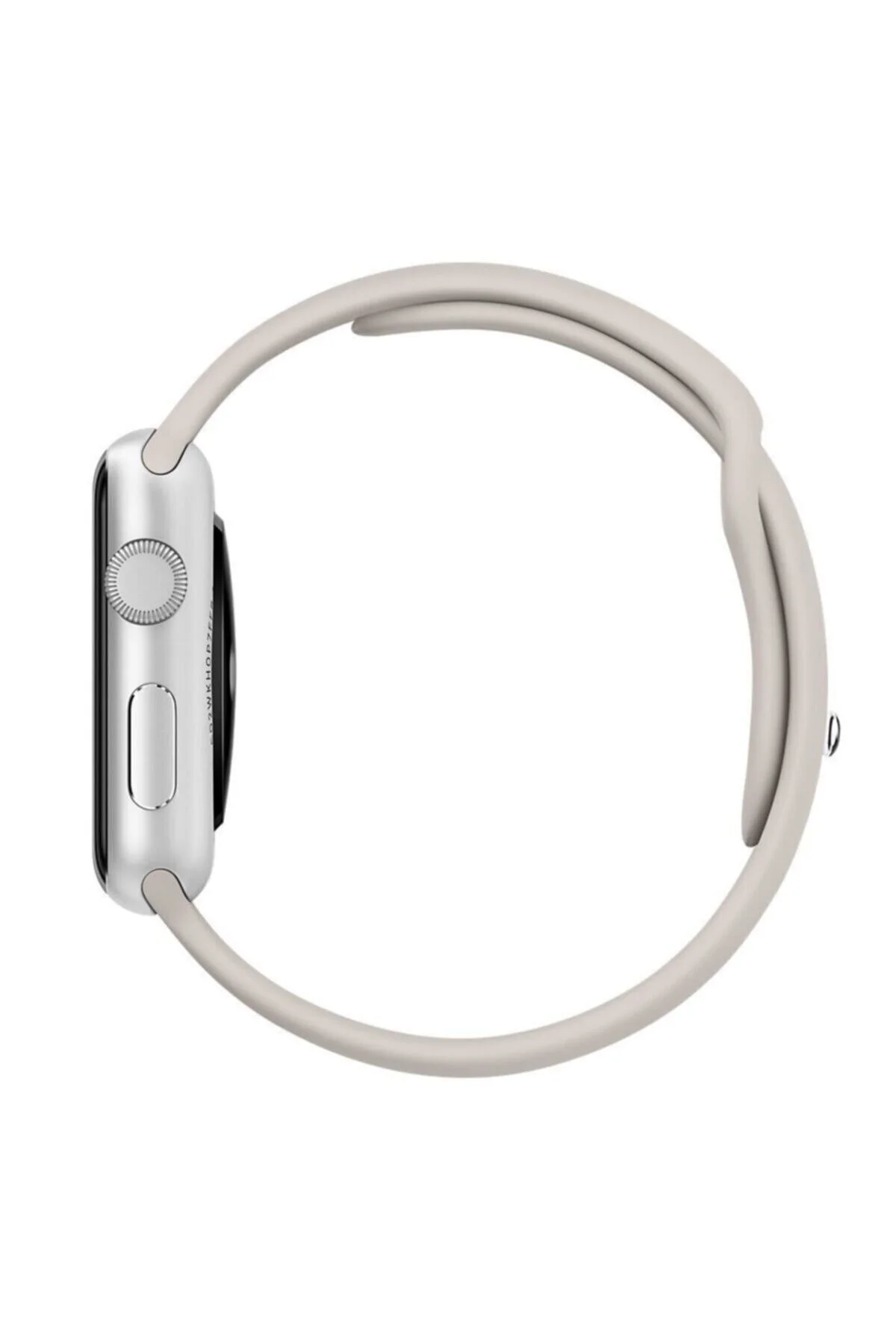 Apple Watch Uyumlu 3 4 5 6 7 8 Se Delikli 38 40 41mm Kordon Kayış Bileklik Klasik Silikon - pazariz Görsel 4