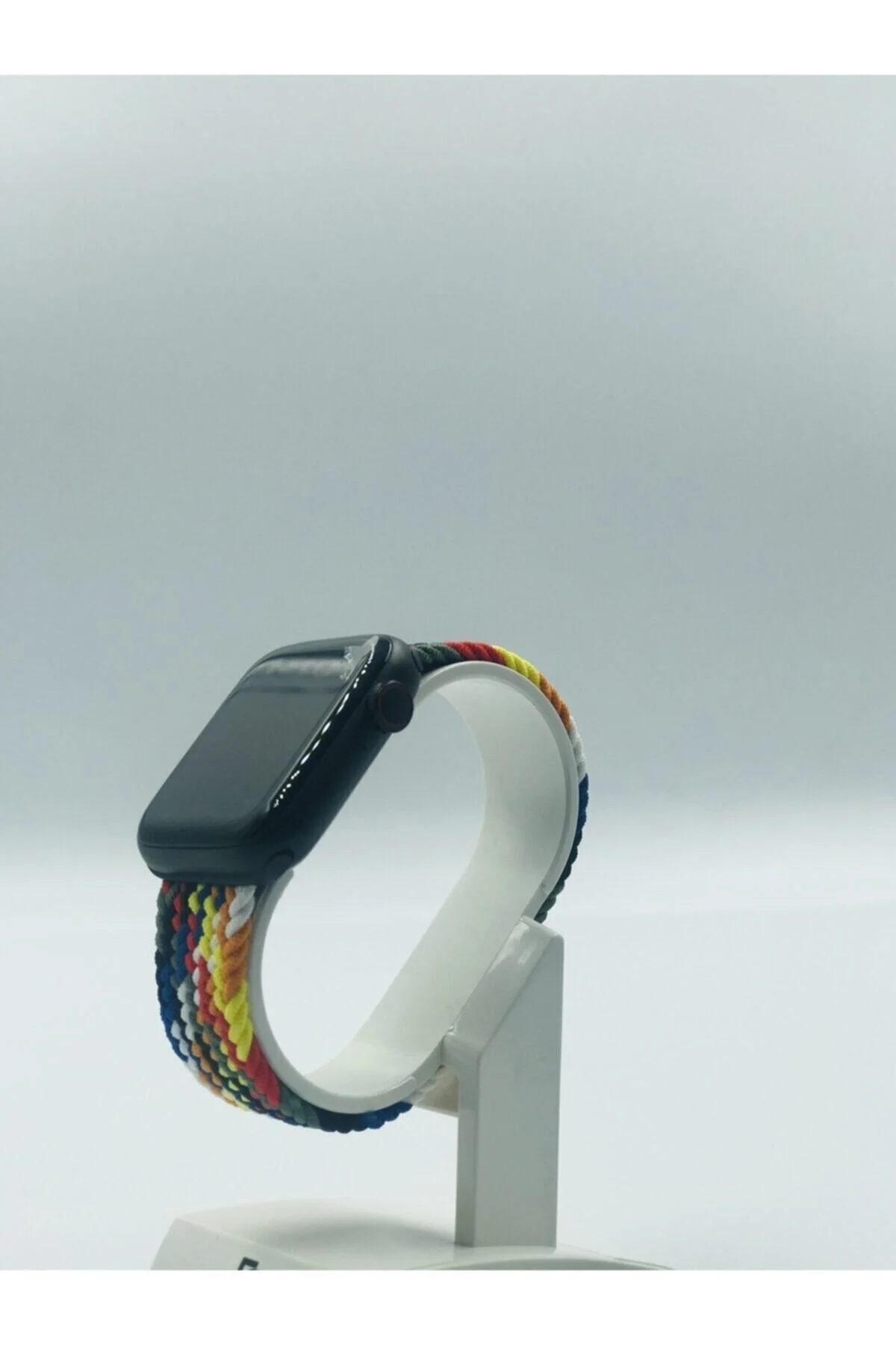 Apple Watch Uyumlu Uyumlu 42 / 44mm Örgülü Esnek Kordon - pazariz Görsel 2