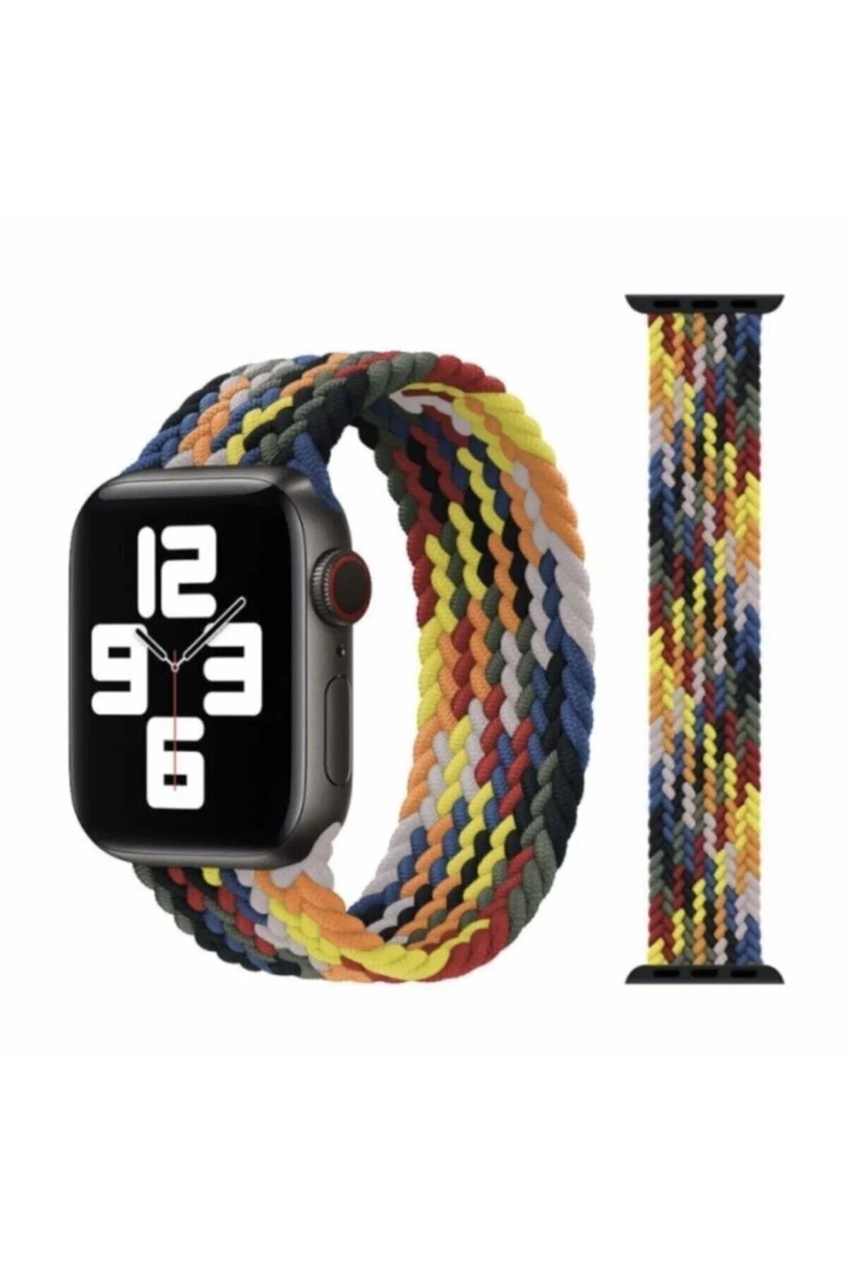 Apple Watch Uyumlu Uyumlu 42 / 44mm Örgülü Esnek Kordon