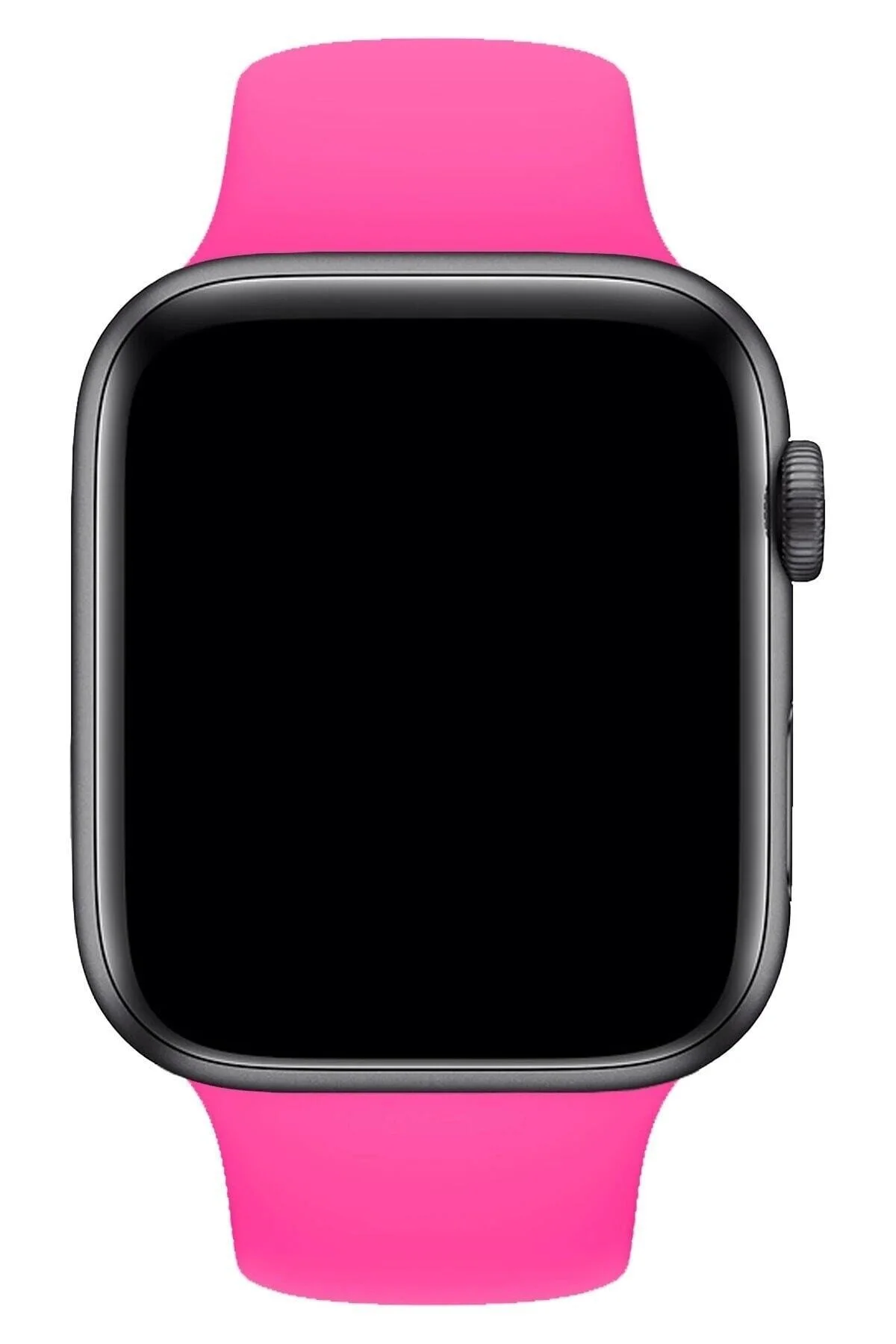 Apple Watch Uyumlu 3 4 5 6 7 8 Se Delikli 38 40 41mm Kordon Kayış Bileklik Klasik Silikon - pazariz Görsel 2