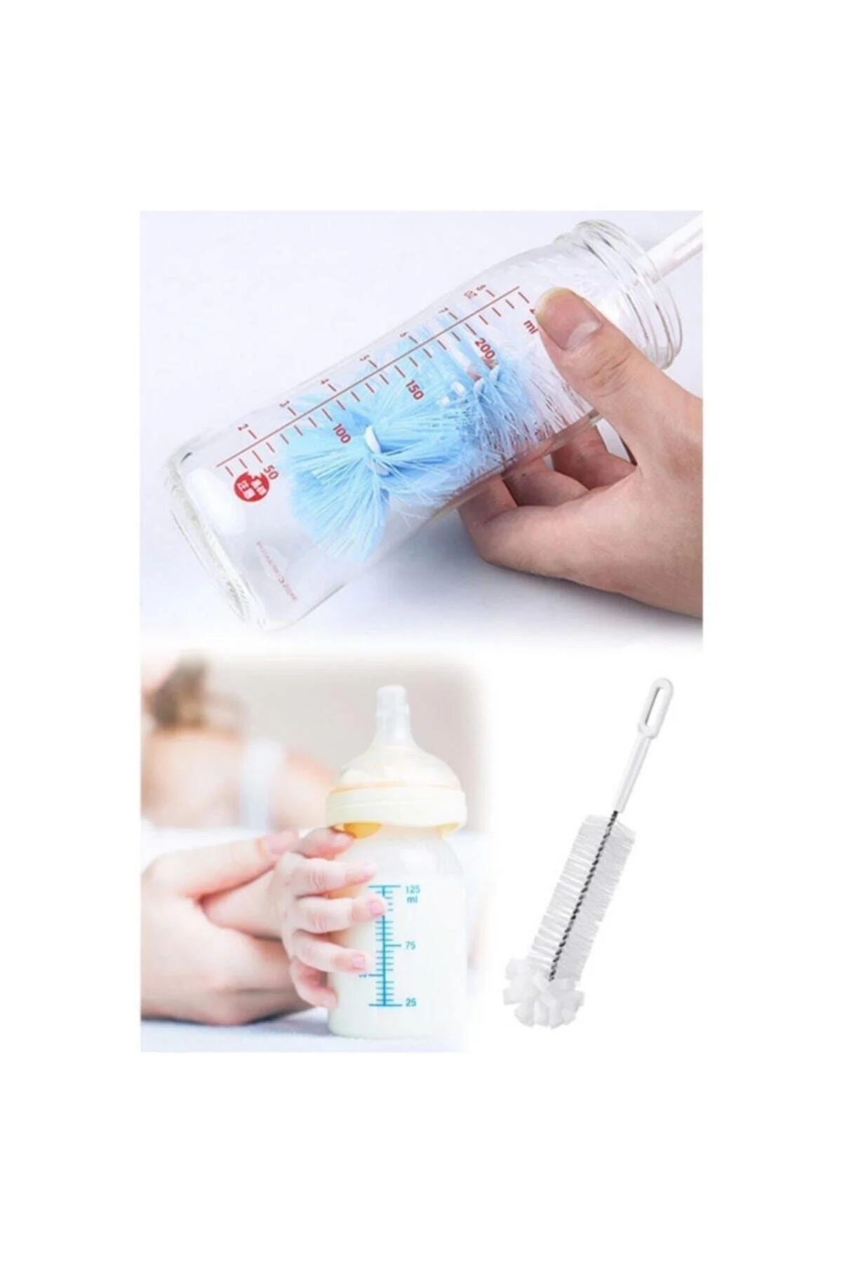 Plastik Biberon Temizleme Fırçası