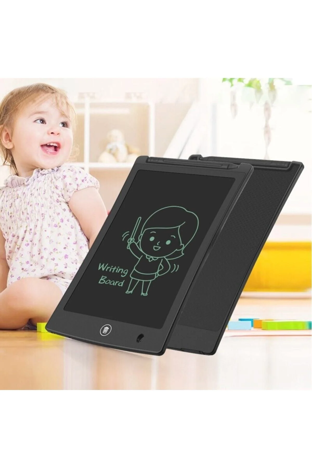 Grafik Digital Çocuk Yazı Çizim Tableti Lcd 8.5 Inc Ekranlı + Bilgisayar Kalemli