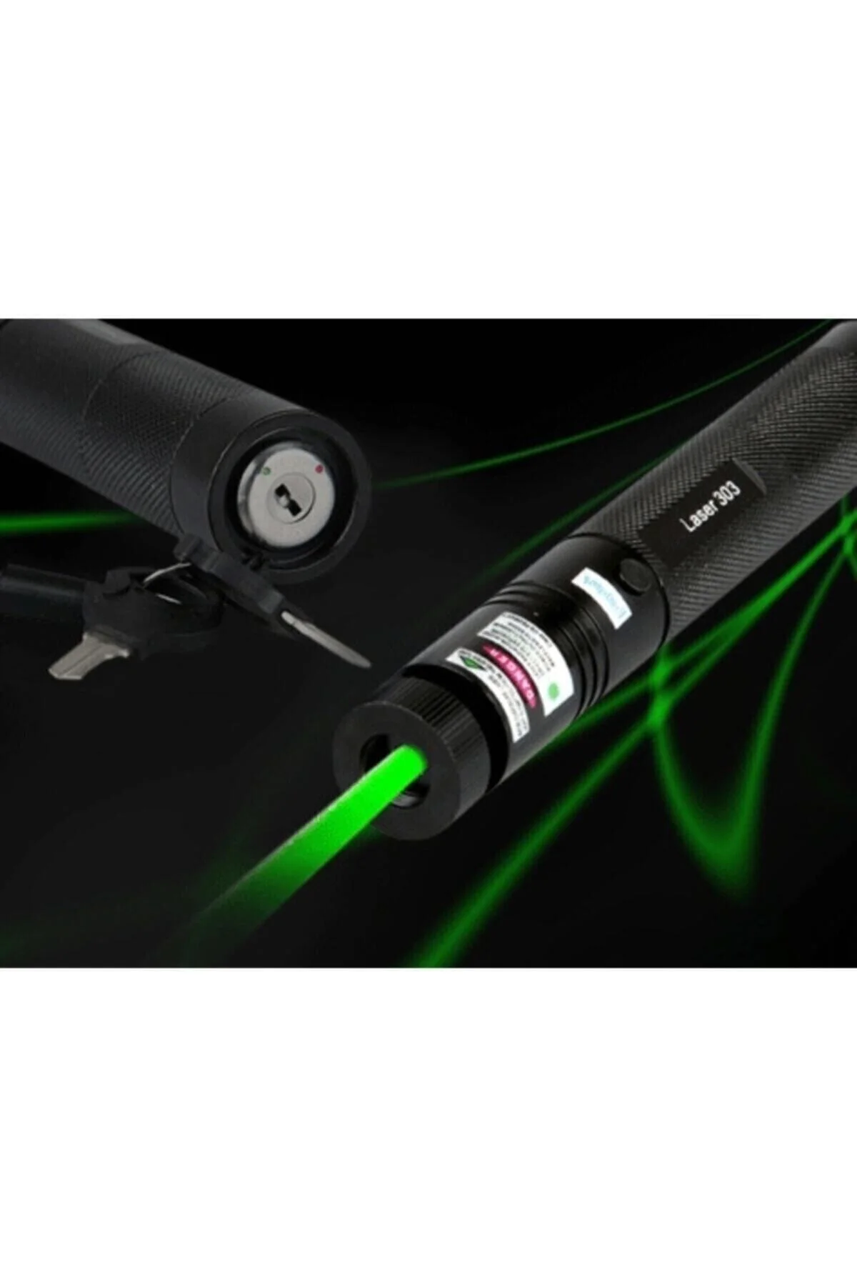 Yeşil Şarjlı Lazer Pointer