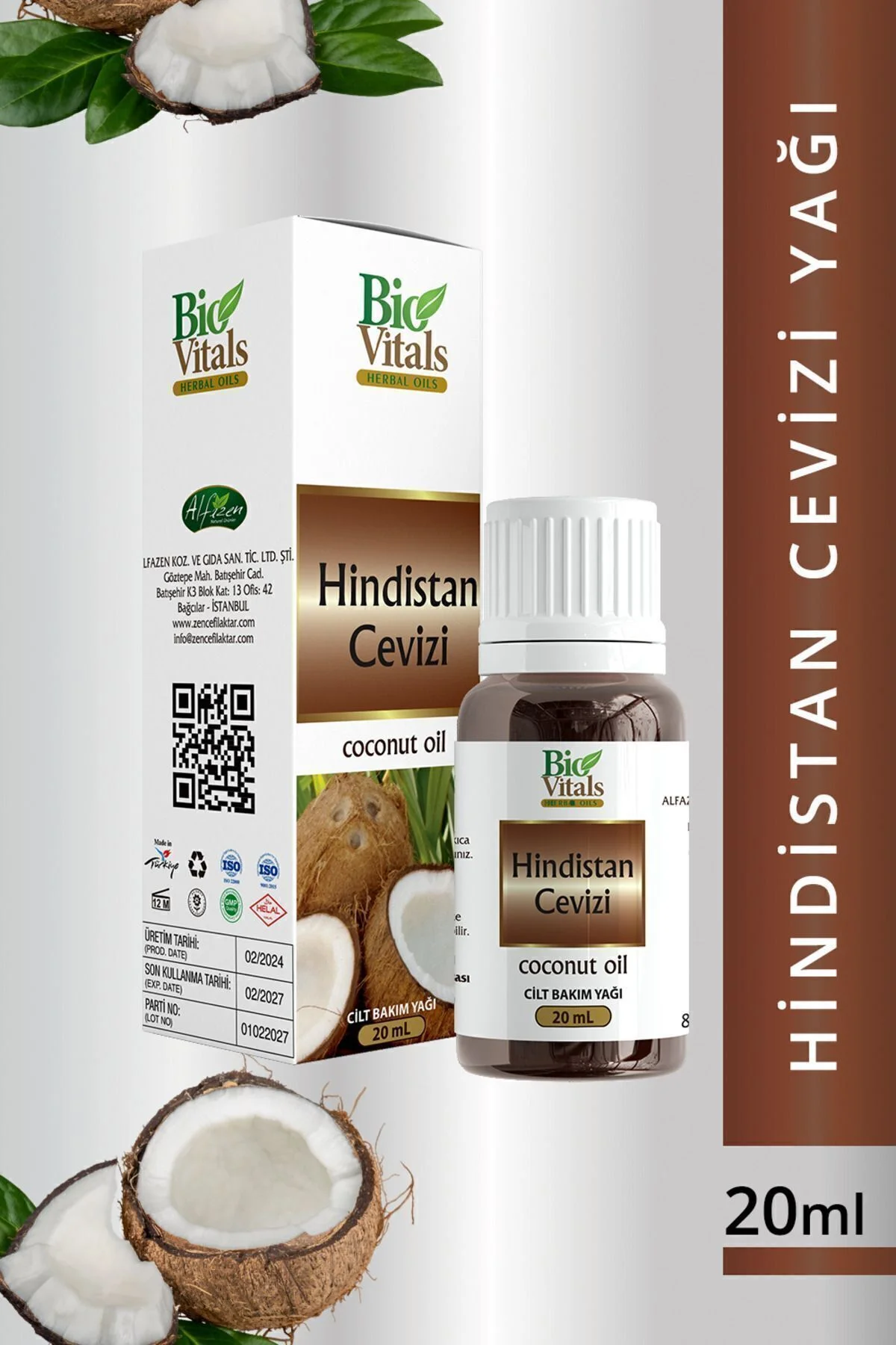 Hindistan Cevizi Yağı 20ml
