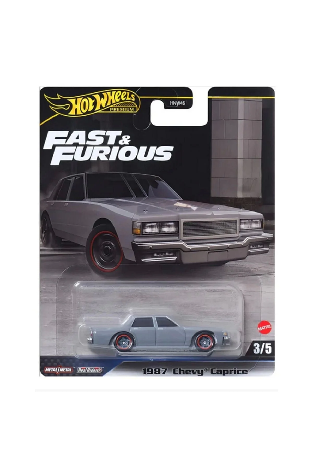 Fast &amp; Furious 1987 Chevy Caprica Hrt98 Koleksiyonluk Model Araba