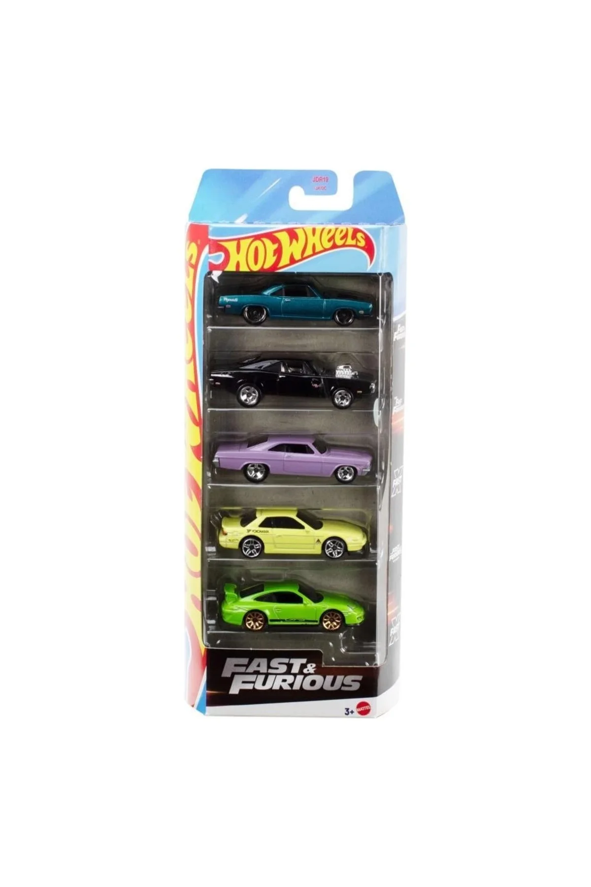Fast &amp; Furious 2025 5’ Li Araba Seti - JDR19