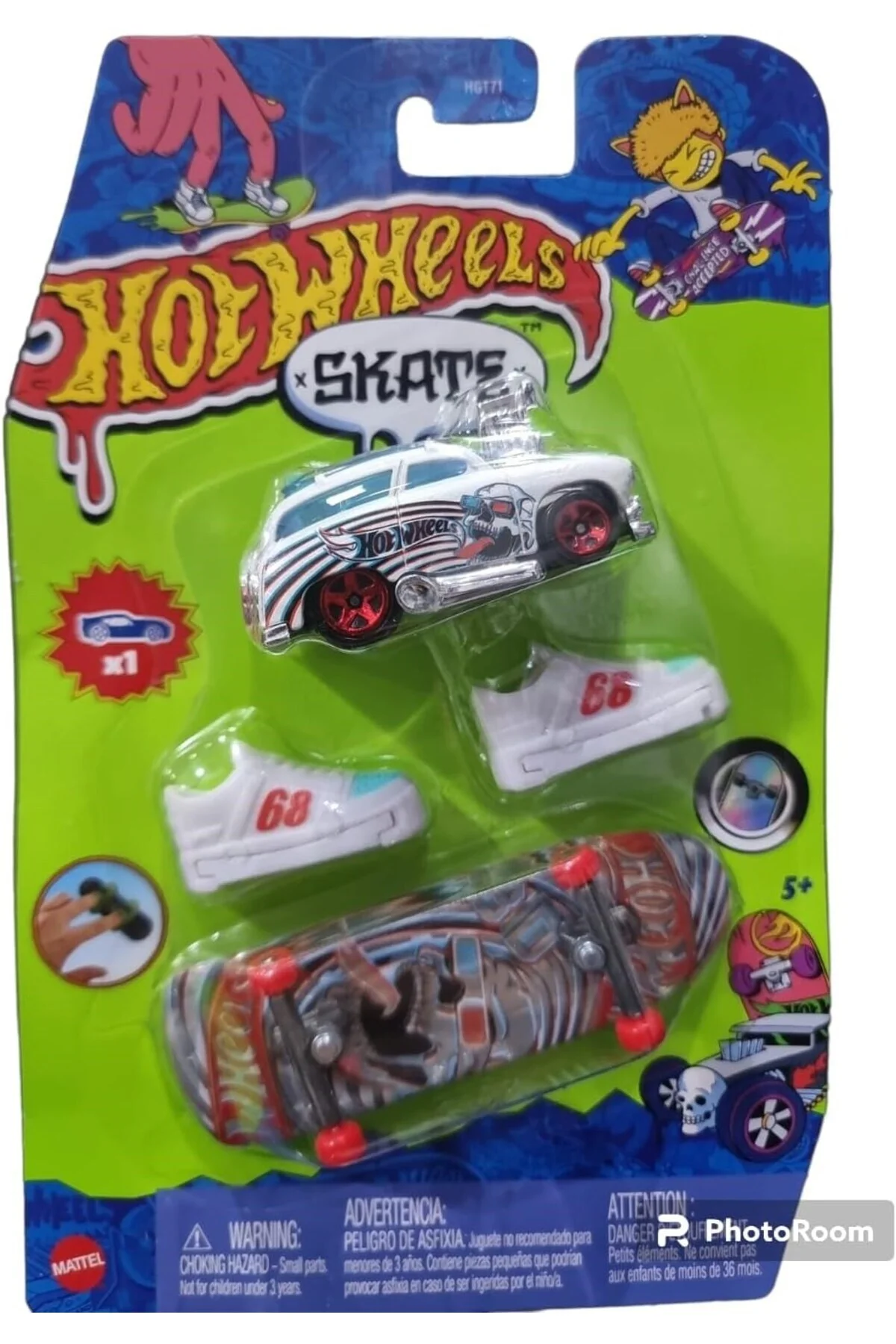 Skate de Dedo Surf N Turf + Carrinho HNG56 - Mattel HGT71