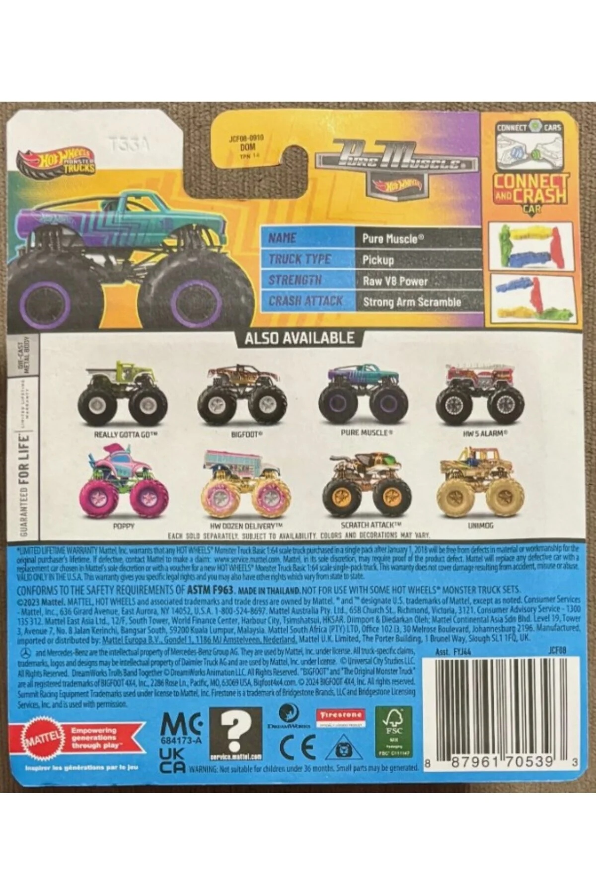 2025 Monster Trucks - PURE MUSCLE - HOT WHEELS Görsel 2