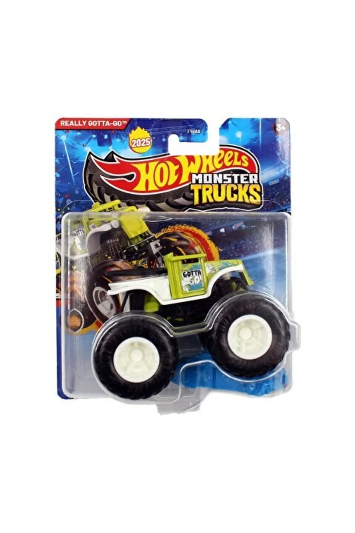 Hotwheels Canavar Araç Fıstık Yeşili Beyaz- REALLY GOTTA-GO