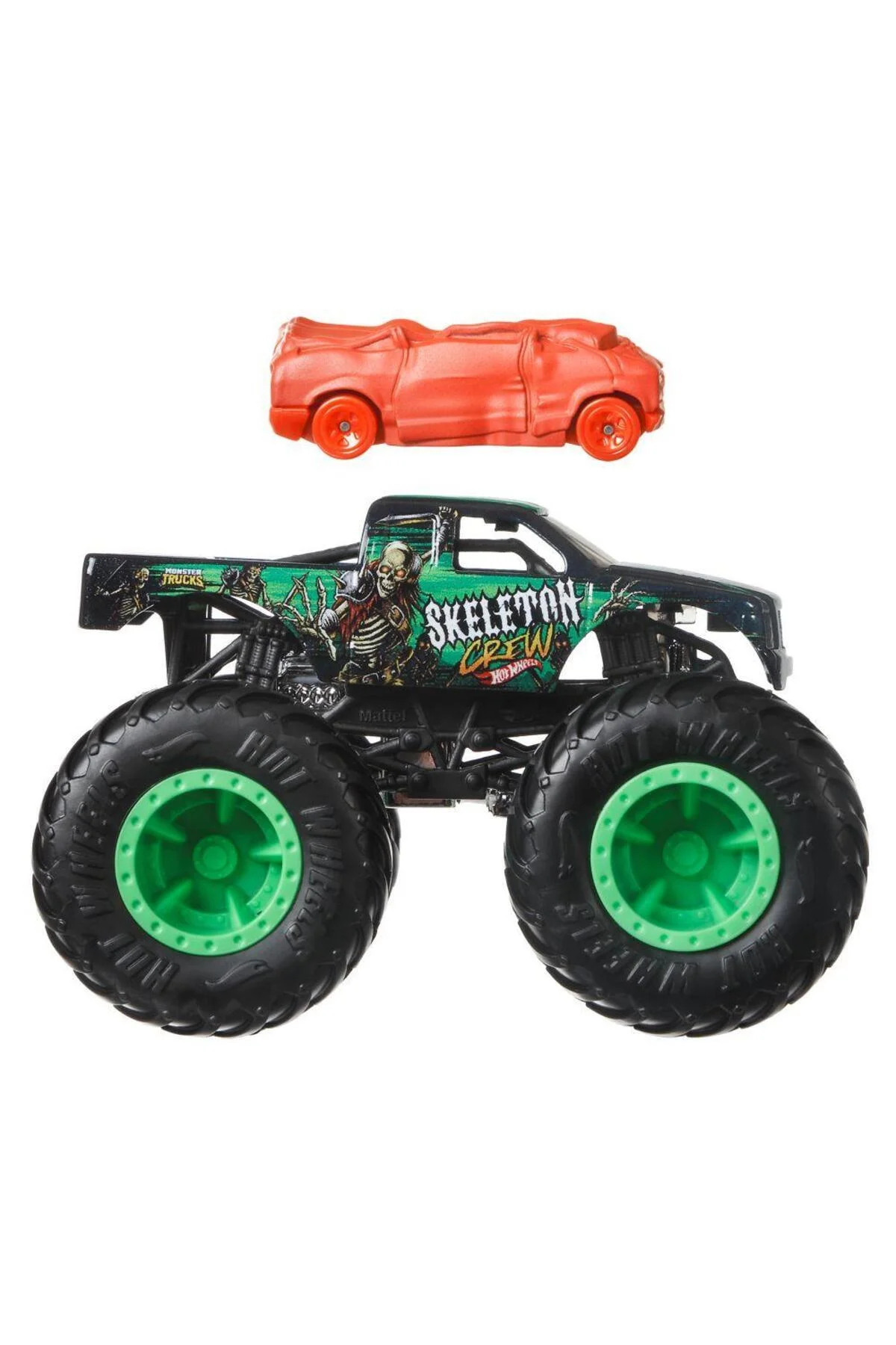 Monstr Trucks ve Araba Seti 1:64 Arabalar Skeleton Crew GRH81-HWN44 - HOT WHEELS Görsel 3