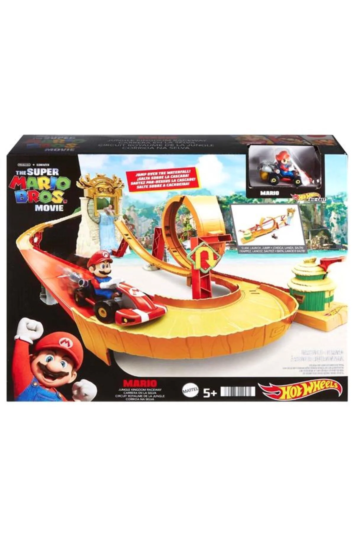 Super Mario Bros. Filmi Mario Kart Kong Ormanı Yarış Pisti HMK49