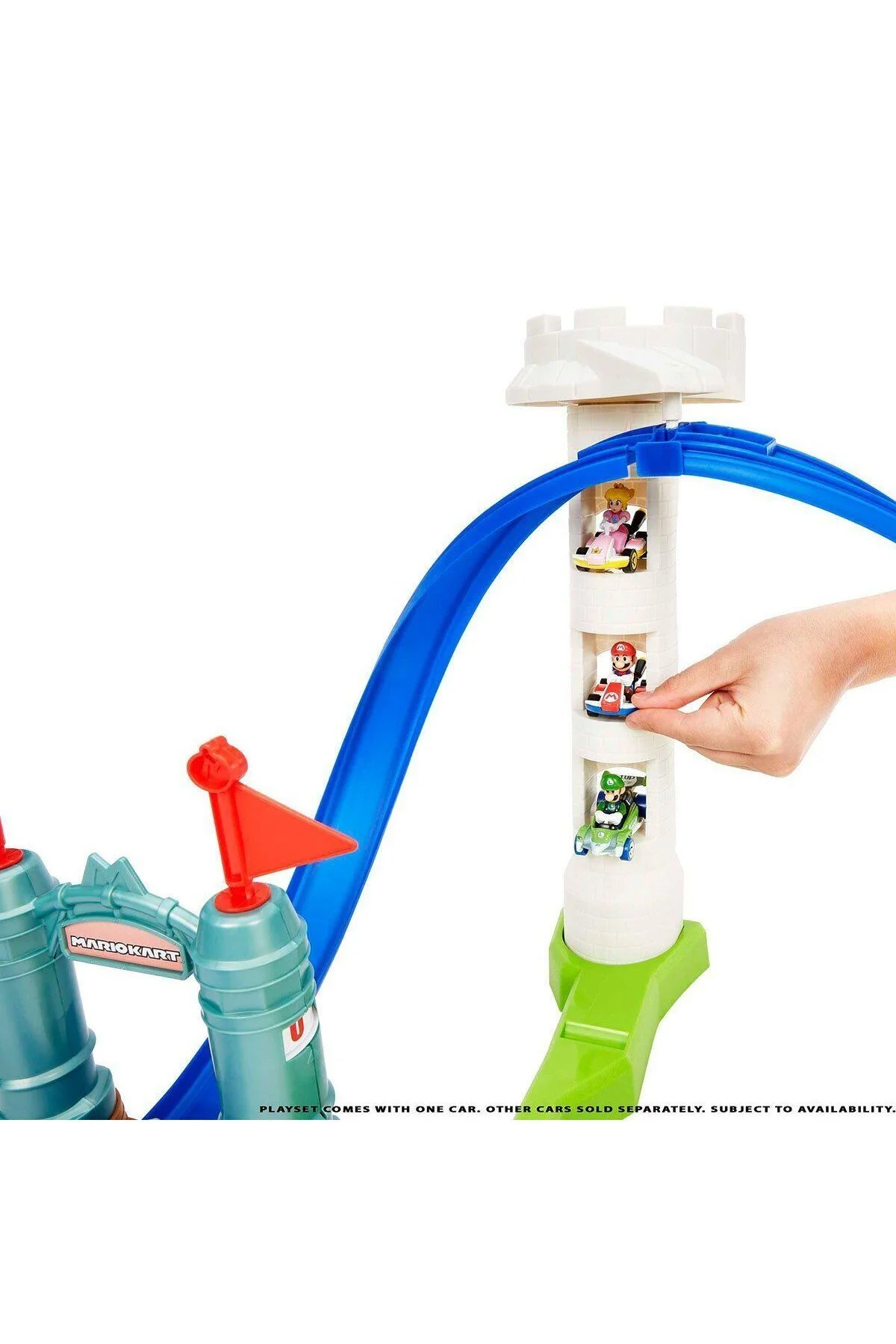 HGK59 HW Mario Kart Keskin Dönüşler Pist Seti /Hot Wheels - HOT WHEELS Görsel 3