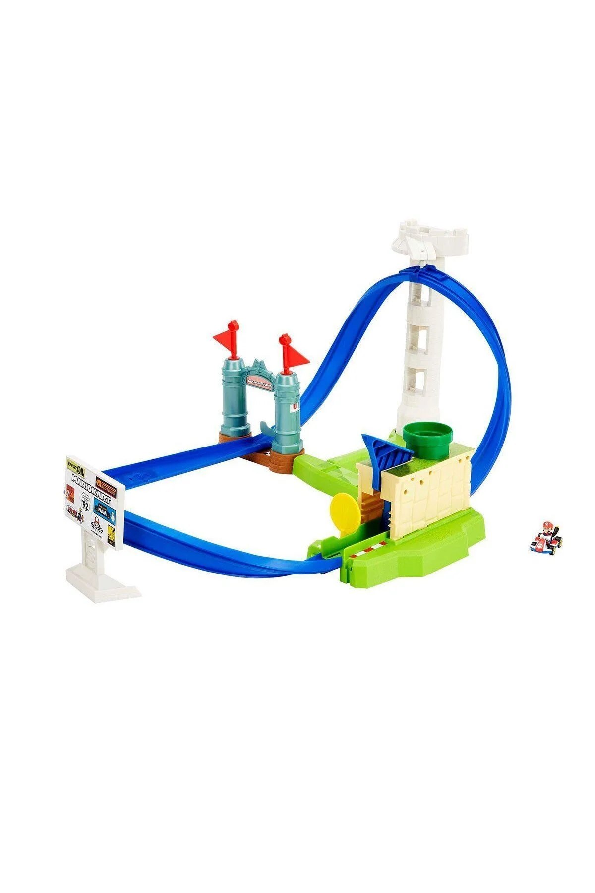 HGK59 HW Mario Kart Keskin Dönüşler Pist Seti /Hot Wheels - HOT WHEELS Görsel 2