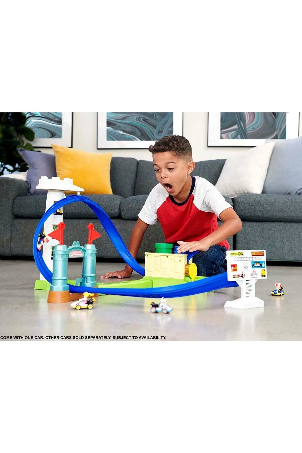 HGK59 HW Mario Kart Keskin Dönüşler Pist Seti /Hot Wheels - HOT WHEELS Görsel 6