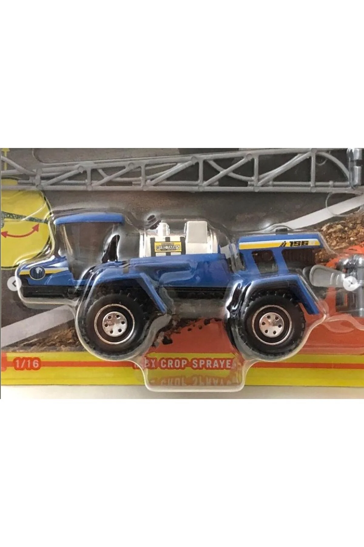 MBX Crop Sprayer in Dark Blue with “Byrd Farms - Matchbox Görsel 2