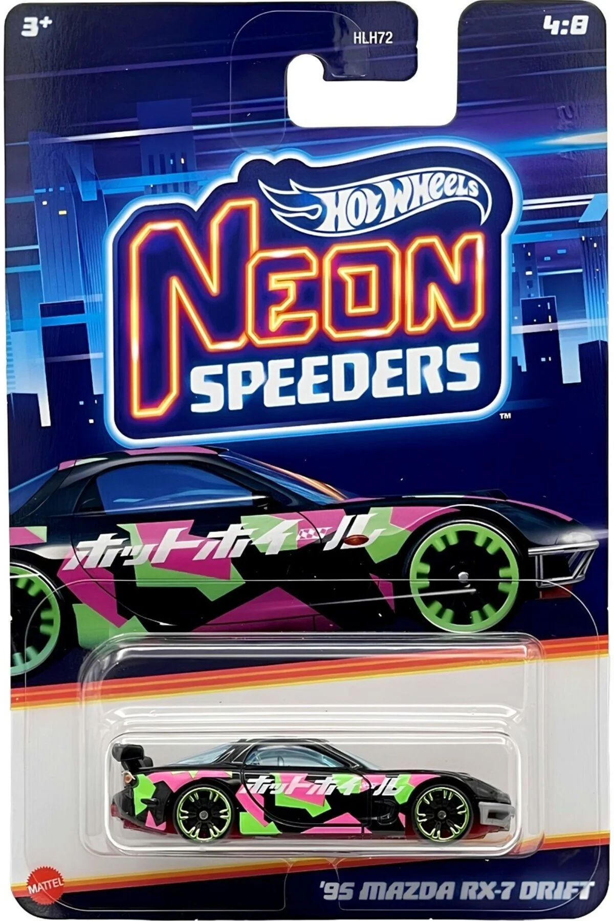 Neon Speeder Arabalar 95 Mazda Rx 7 Drift HRW70