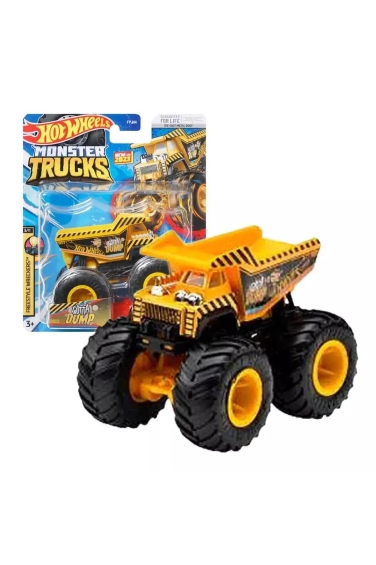 FYJ44 Monster Trucks 1:64 Araba GOTTA DUMP HKM35 - HOT WHEELS Görsel 2