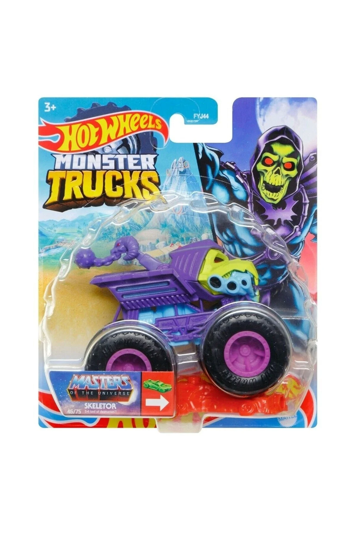 Monster Trucks Arabalar 1:64 Skeletor