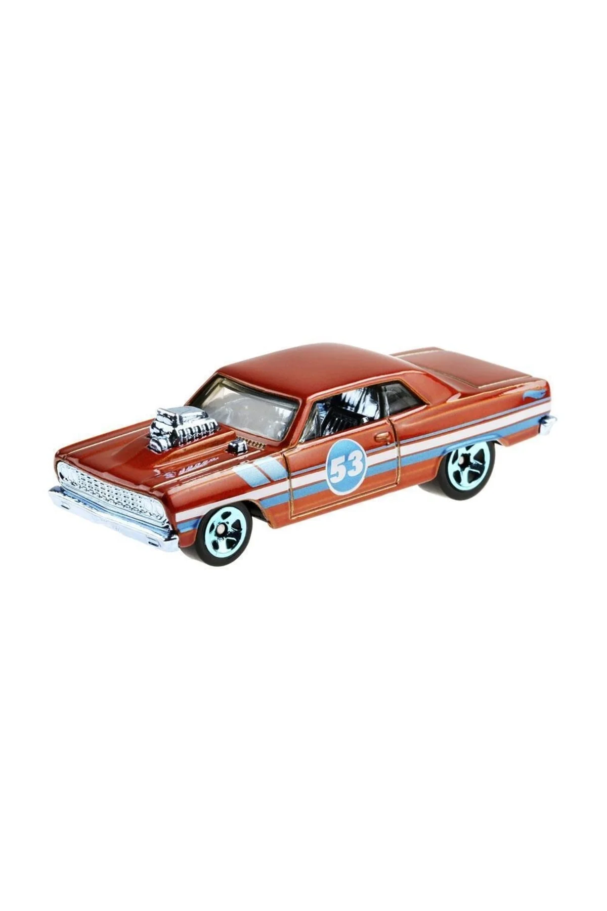 Hot Wheels Mavi ve Parlak Arabalar - '64 Chevy Chevelle Ss - Grr35-grr36