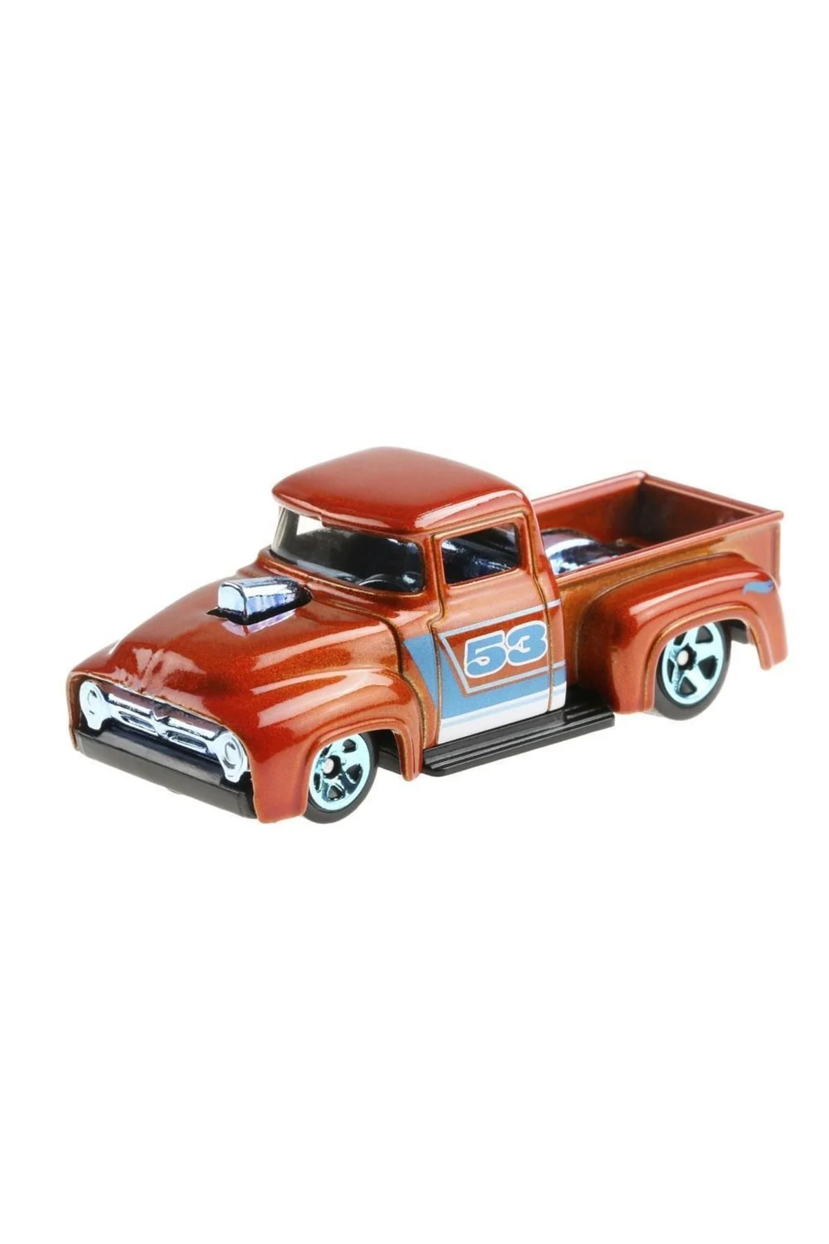 Hot Wheels Mavi Ve Parlak Arabalar - Custom '56 Fordtruck - Grr35-grr37