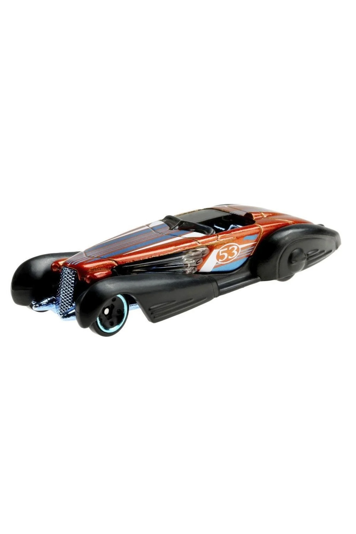Hot Wheels Mavi Ve Parlak Arabalar - Custom Cadillac Fleetwood - Grr35-grr42